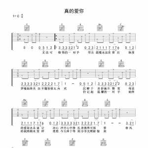 乐队陪你练吉他第三十课：《真的爱你》和弦版