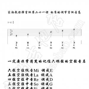 家驹教你弹吉他021 如何标准的调节琴弦的音高