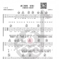 【虎口脱险吉他谱】老狼《虎口脱险》吉他弹唱教学视频 小磊吉他 ...