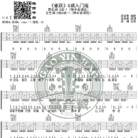 抖音热曲《雀跃》吉他谱G调入门版 高音教编配 猴哥吉他教学 ...
