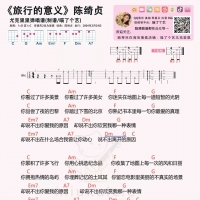 陈绮贞《旅行的意义》尤克里里弹唱教程  喵了个艺