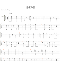 《超级玛丽》 经典指弹吉他谱