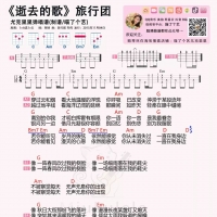 旅行团《逝去的歌》尤克里里谱  喵了个艺