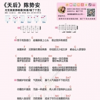 陈势安《天后》尤克里里谱  喵了个艺