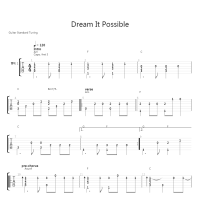 《Dream It Possible》指弹吉他谱