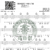 《爱的箴言》吉他谱G调入门版 邓丽君 高音教编配 猴哥吉他教学 ...