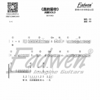 《电吉他系统教程》第二十九课、《真的爱你》间奏solo