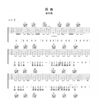 【雨巷吉他谱】崔开潮《雨巷》F调吉他谱 高清无码