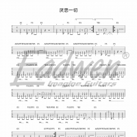 爱德文《电吉他系统教程》第四十四课、重金属练习（七）《厌恶一切》（上） ...