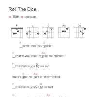 Roll The Dice吉他谱 ·高姗《Roll The Dice》TXT吉他谱