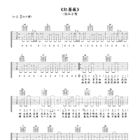 红蔷薇吉他谱·丽江小倩《红蔷薇》吉他谱C调