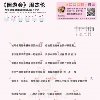 周杰伦《园游会》尤克里里谱及教学视频 喵了个艺