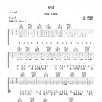 树读吉他谱·王俊凯《树读》吉他谱