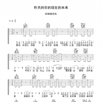 昨天的你的现在的未来吉他谱·好妹妹乐队《昨天的你的现在的未来》吉他谱C调 ...