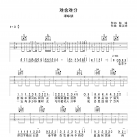 难舍难分吉他谱·谭咏麟《难舍难分》吉他谱C调