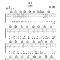 朋友吉他谱·周华健《朋友》吉他谱