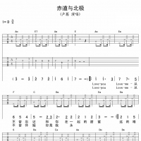 赤道和北极吉他谱·卢茜《赤道和北极》吉他谱D调