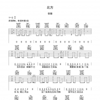 北方吉他谱·倪健《北方》吉他谱G调