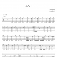 Hi-D指弹吉他谱·Depapepe《Hi-D》指弹吉他谱