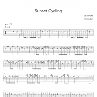 Depapepe《Sunset Cycling》指弹版吉他谱