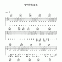 恰是你的温柔吉他谱·《恰是你的温柔》入门吉他谱C调