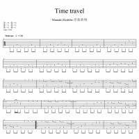 Time travel吉他谱·岸部真明《时间旅行》经典指弹吉他谱