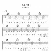 无限可能吉他谱·丢火车乐队《无限可能》吉他谱C调