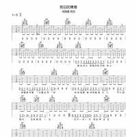 贰佰 狗日的青春吉他谱G调