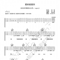 [爱的就是你·抖音热曲]刘佳《爱的就是你》吉他弹唱谱