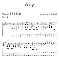 岸部真明《Way》吉他指弹谱[张紫宇]