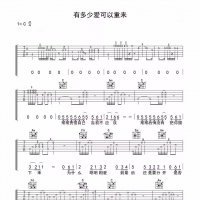 有多少爱可以重来吉他谱C调·迪克牛仔