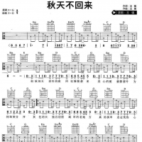 秋天不回来吉他谱G调·王强