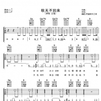 秋天不回来吉他谱C调·王强