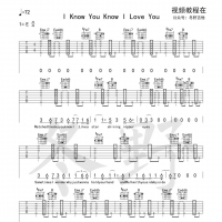 《I Know You Know I Love You》吉他谱及教学视频【冬野吉他】
