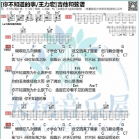 你不知道的事吉他弹唱和弦谱 王力宏【大树音乐屋】