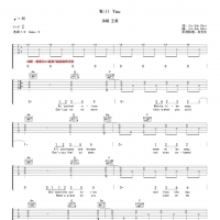Will You吉他谱 王源【吴先生TAB】