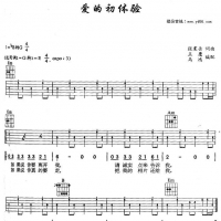 爱之初体验吉他谱 张震岳