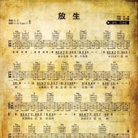 范逸臣《放生》吉他谱【 弦乐旋律】