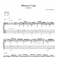 Sandra Bae《memory lane》指弹吉他谱【吴先生TAB】
