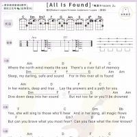 《冰雪奇缘2》暖心插曲《All Is Found》尤克里里弹唱谱【白熊音乐】 ...