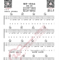 汪峰 像梦一样自由 吉他谱 无限延音编配