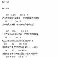 石像吉他谱 林子祥