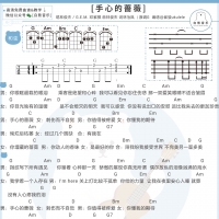 林俊杰/邓紫棋《手心的蔷薇》尤克里里谱【白熊音乐】