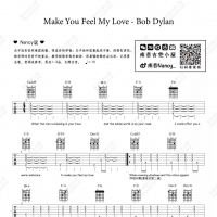 Make You Feel My Love吉他谱及教学视频【Nancy吉他】