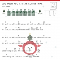 暖心圣诞儿歌《We Wish You A Merry Christmas》尤克里里谱及教学视频【白熊音乐】 ...