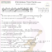 Taylor Swift《Christmas Tree Farm》尤克里里谱及教学视频【白熊音乐】 ...