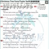 Taylor Swift《Christmas Tree Farm》吉他弹唱曲谱【大树音乐屋】