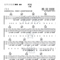 许巍《时光》吉他谱E调【完形吉他】