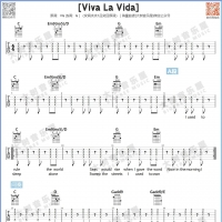 Coldplay《Viva La Vida》吉他谱G调及教学视频【大树音乐屋】