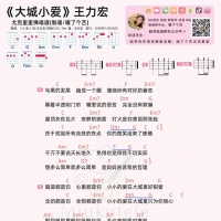 王力宏《大城小爱》尤克里里谱及教学视频【喵了个艺】